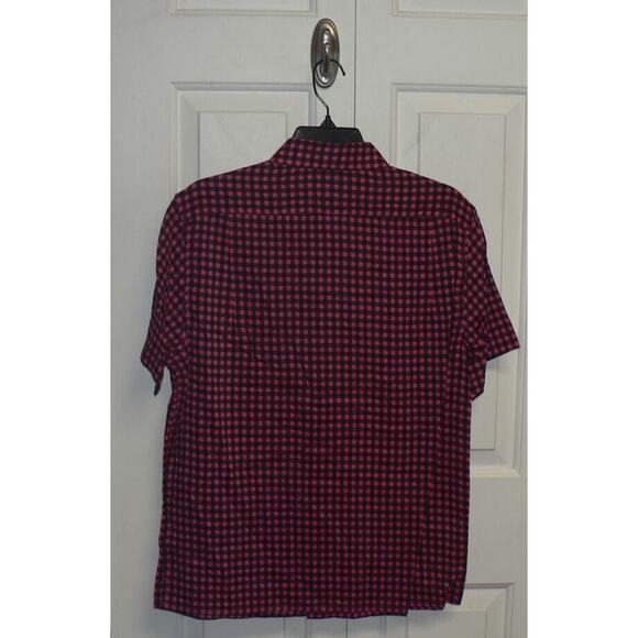 Marc by Marc Jacobs Mens Short Sleeve Button Up Shirt in Hottest Pink Small $188 - Picture 3 of 3